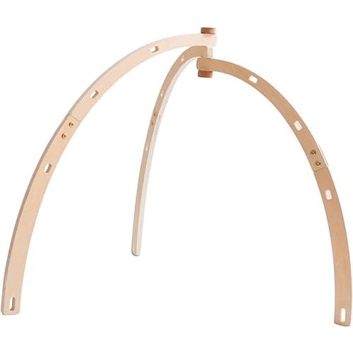 Amagogo Wooden Play Gym Frame Wooden Gym for Newborn Ages 0-36 Month Infants