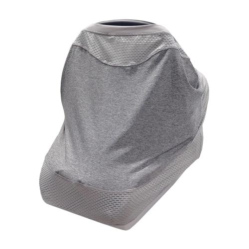Boppy 4 and More Multi-use Cover, Pearl, Quick-Dry UPF 50+ Knit and Breathable Mesh, Versatile for Car Seat Canopy, Nursing Cover, Infant Strollers, Shopping Carts, Highchairs and More