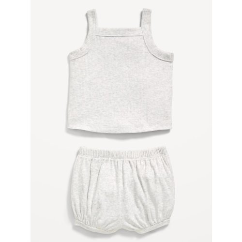 Ribbed Cami Tank and Shorts Set for Baby