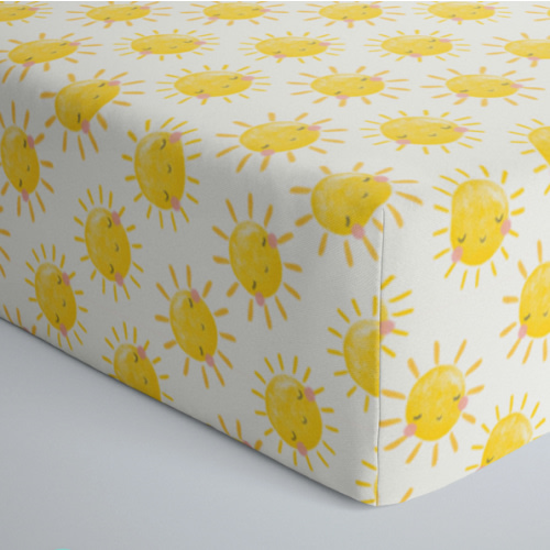 Sunshine Fitted Crib Sheet - Little Sleepies