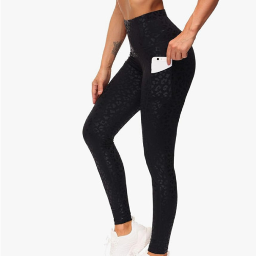 THE GYM PEOPLE Thick High Waist Yoga Pants with Pockets, Tummy Control Workout Running Yoga Leggings for Women