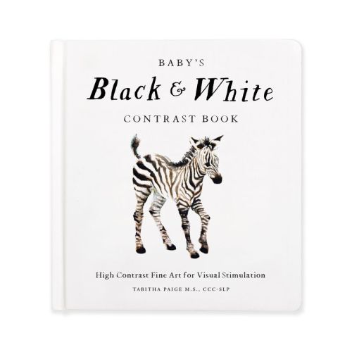 Baby's Black And White Contrast Book - (our Little Adventures) By Tabitha Paige (board Book)