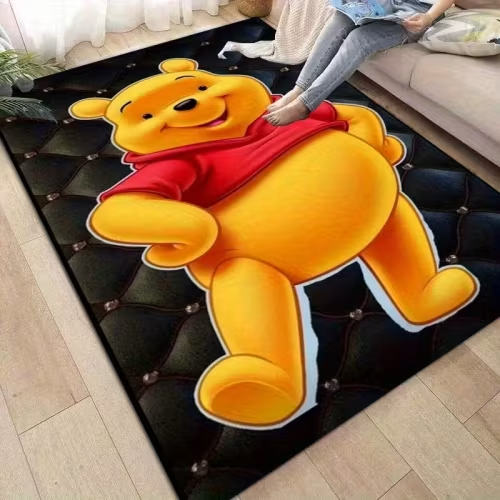 cartoon area mat non slip soft polyester hand - Temu size full