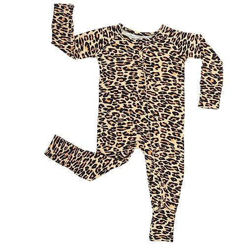 GUISBY Rayon Baby Footless Pajamas, Long Sleeve with 2 Way Zippers Rompers Sleepers