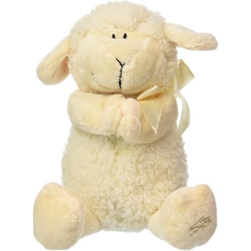 Stephan Baby Ultra Soft and Huggable Musical Praying Woolly Lamb, Cream, 11 Inch