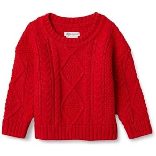 Amazon Essentials x Sofia Grainge Babies, Toddlers, and Boys' Cable Crewneck Sweater