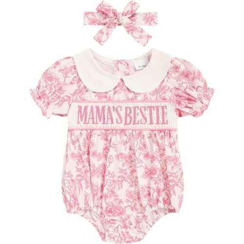GRNSHTS Baby Girl Romper Bodysuit Jumpsuit Baby Girl Clothes Outfit 0-18M