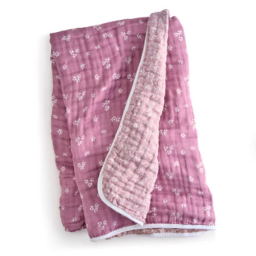 aden + anais Organic Cotton Muslin Blanket in Heritage Floral | aden + anais