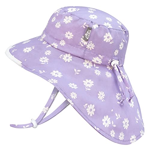 JAN & JUL Girls' Grow-with-Me Cotton Xplorer Sun Hat with Large Brim