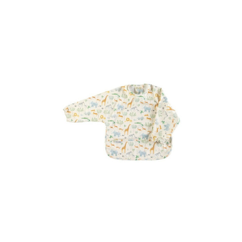 Loulou Lollipop Long Sleeve Waterproof Bib Safari Jungle
