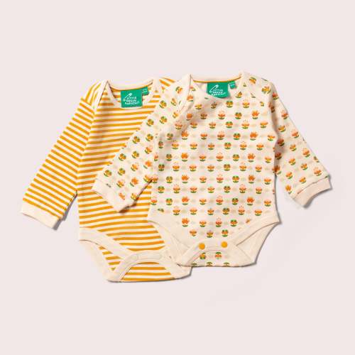 Little Blooms Organic Baby Bodysuit Set - 2 Pack – Little Green Radicals