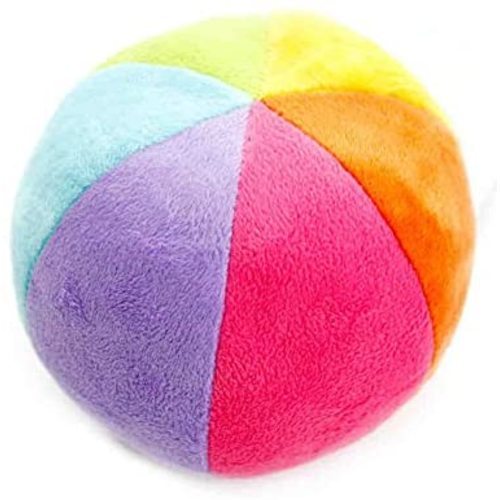 Baby Balls Rainbow Rattle Toy Small Colorful Plush Ball for Newborn Infant Toddler (Toys for 0 to 36 Months)