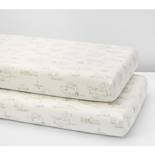Sheep Organic Crib Fitted Sheet