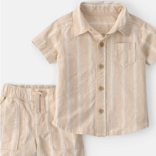 Carters Baby Boy 2-Piece Set - Khaki