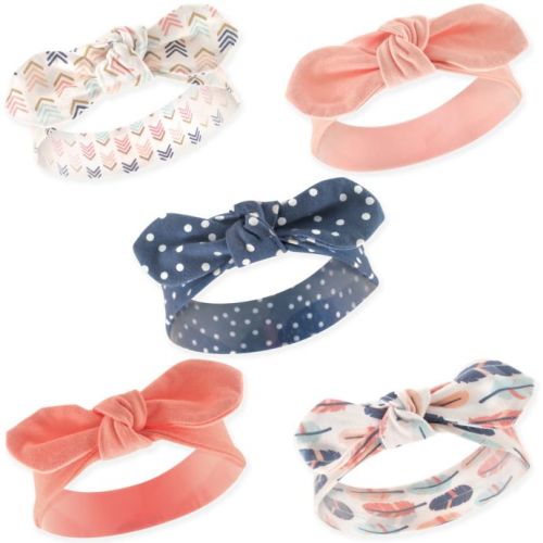 Hudson Baby® Size 0-24M 5-Pack Feathers Headbands