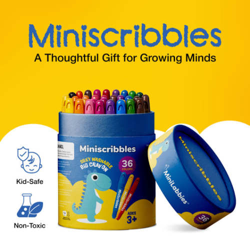 Miniscribbles - Silky Washable Crayons – MiniLabbies