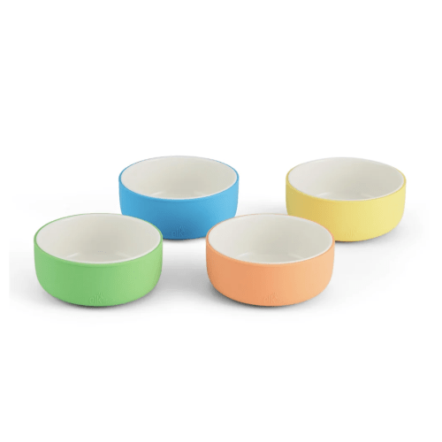 Porcelain Bowl with Silicone Sleeves