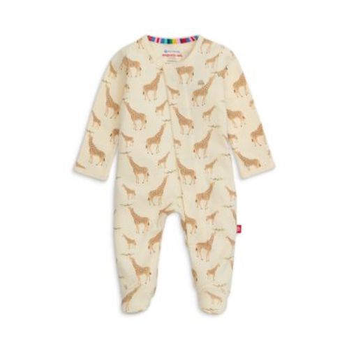 Unisex Cotton Giraffe Footie - Baby