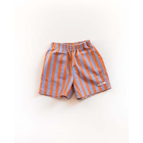 Colourful Striped Cotton Shorts with Stretchy Elastic Waistband – Pigeon said please