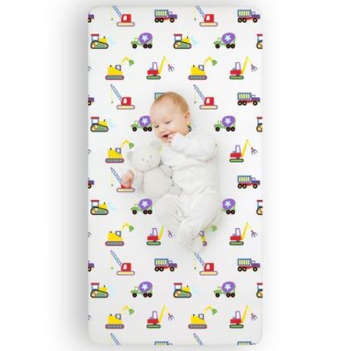 Wildkin Kids Microfiber Fitted Crib Sheet (Under Construction)