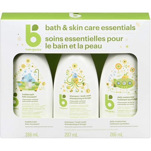 Babyganics Bath & Skin Care Essentials Kit 1 Count