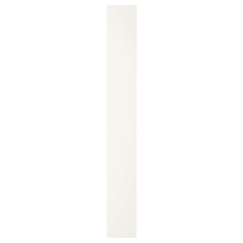 FORSAND Door with hinges - white 9 7/8x76 5/8 "