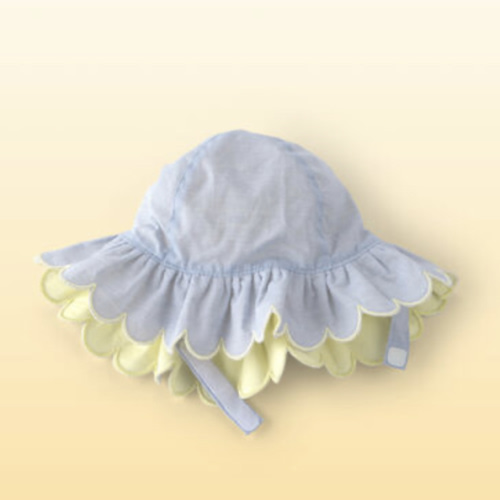 Baby Girl Scalloped Sunhat - Blue - OshKosh B'gosh | Carter's
