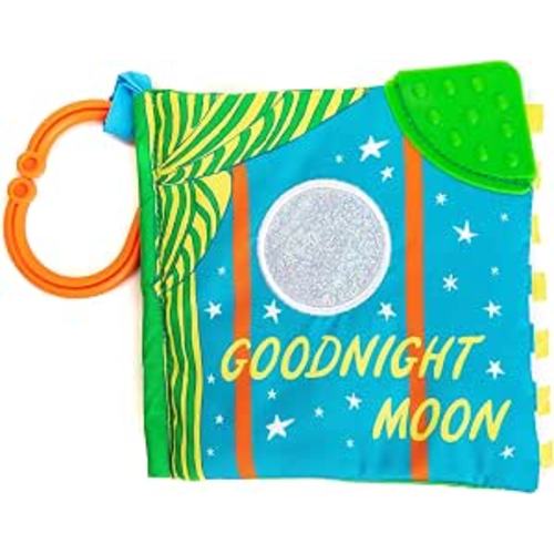 Kids Preferred Goodnight Moon Soft Book with On The Go Clip, 5 Inches