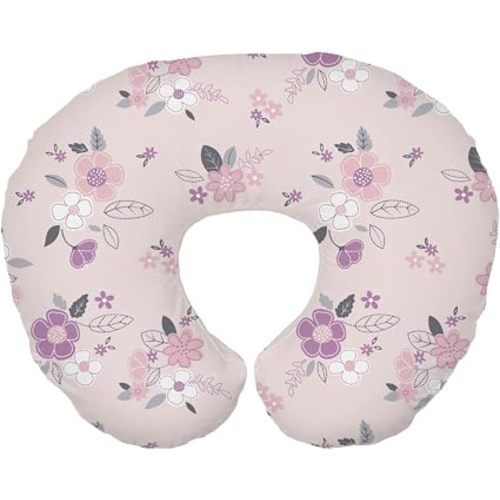 Soft and Breathable Ushaped Cover Cartoon Print Pillow Case Breastfeeding Pillow Slipcover Protectors