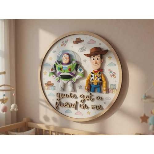 Custom Disney Toy Story Wood Sign, Toy Story Initial Kids Bedroom, Toy Story Andy Wooden Sign, Disney Initial Wood Sign