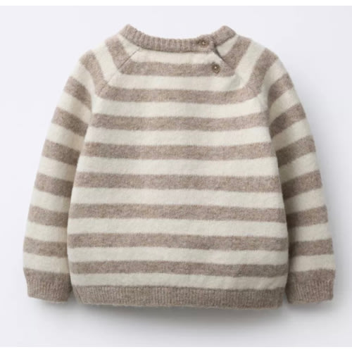 STRIPED KNIT JUMPER - Light beige | ZARA United States