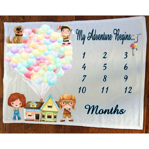 Up! Milestone Blankets