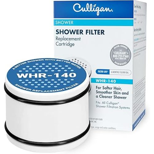 Culligan® Official Shower Filter Replacement WHR-140 Cartridge for Culligan Water Shower Filter Systems WHR-140, WSH-C125, ISH-100, HSH-C135