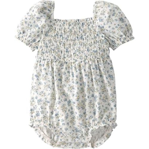 little planet by carter's Unisex Baby Waffle Knit Button-Front Jumpsuit made with Organic Cotton