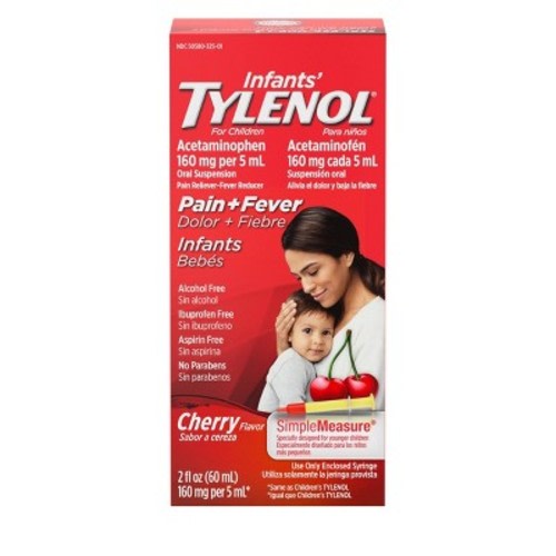 Infant Tylenol  Pain Reliever Cherry 2 fl oz