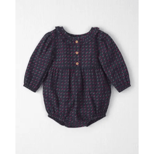 Baby Girl Organic Cotton Prairie Bubble - Little Planet | Carter's