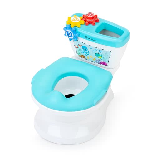 Baby Einstein Geared for Success 2-in-1 Potty Training System, Toilet & Potty Seat Included, Ages 18+ Months, with Music and Spinning Gears