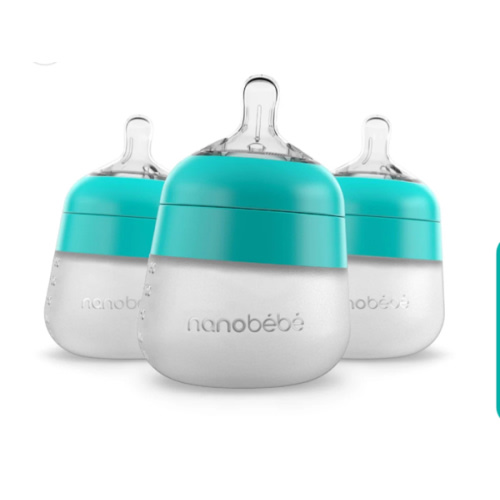 The Flexy Silicone Baby Bottle - FREE SHIPPING! BPA-Free, Anti-Colic – Nanobébé