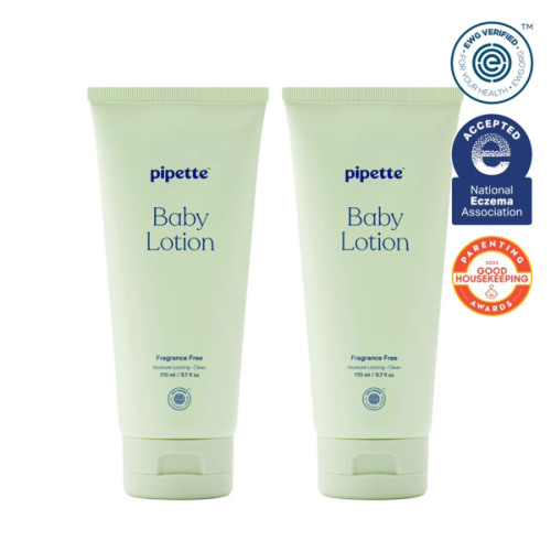 Pipette Fragrance-Free Baby Lotion Duo | Pipette Baby