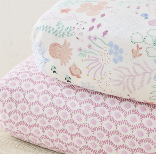 Ocean Swimmers & Vines Crib Sheet Bundle | West Elm