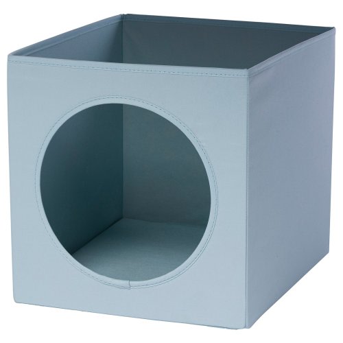 UTSÅDD Cat house - gray-blue 13x15x13 "