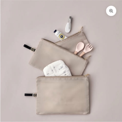 HAPP Brand Expandable Packing Pouches - Beige