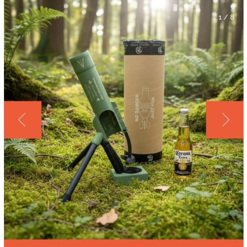 51mm Beer Bottle Mortar | Drop-In Cap-Launching Bottle Opener — Valour Works