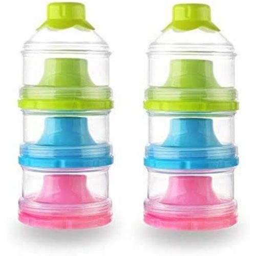 Accmor Baby Formula Dispenser, Non-Spill Stackable Formula Dispenser On The Go, Baby & Kids Snack Containers, Formula Container for Travel, BPA Free