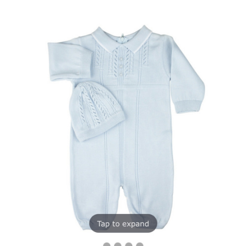 Newborn Baby Boy Coming Home Outfit | Newborn Baby Clothes | Newborn Knitted Outfit | Feltman Brothers