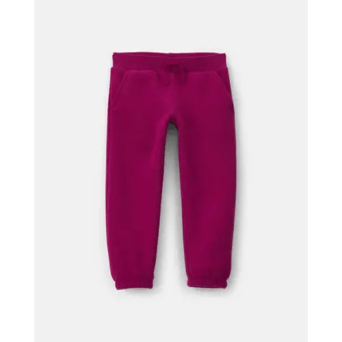 Toddler Girl Fleece Joggers - Fuchsia | Carter's
