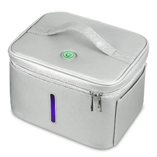 iMountek "iMounTEK Portable UV Disinfection Bag, USB-Powered LED Sanitizer for Baby Bottles, Toys, Phone" White