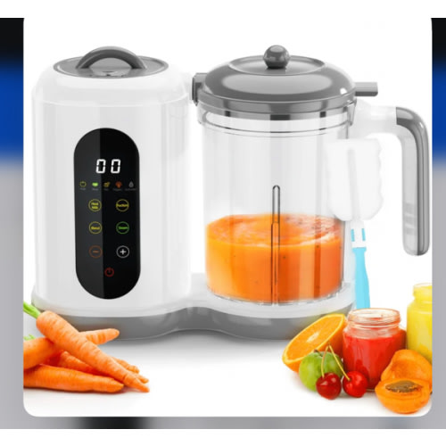 RUPOUN Baby Food Maker, Blender and Steamer, Puree Maker for Infant and Toddler, White