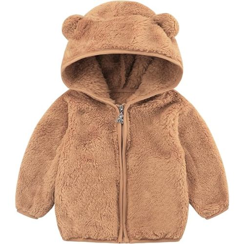 newborn boys girls 0-6 months winter jackets for baby coat warm flecee clothes