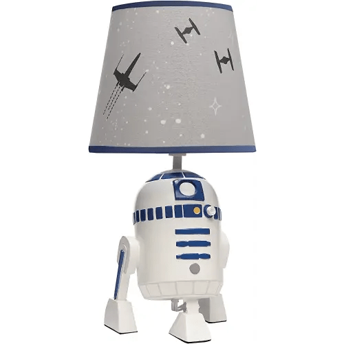 Lambs & Ivy Star Wars Classic Hand Painted R2-D2 Lamp with Shade & Bulb